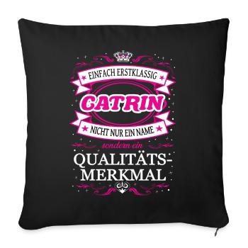 Quality Feature Catrin Simply Top Notch Outfit - Sofa pillowcase 17,3'' x 17,3'' (45 x 45 cm) - black - Front