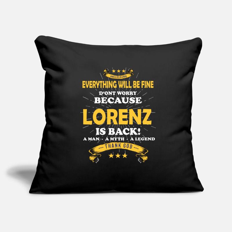 Everything will be fine Lorenz Is back Sofakissenbezug 45 x 45 cm