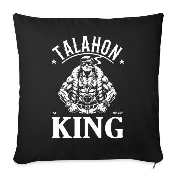 Talahon King - Schattenboxen in Perfektion - Sofakissenbezug 45 x 45 cm - Schwarz - Vorne