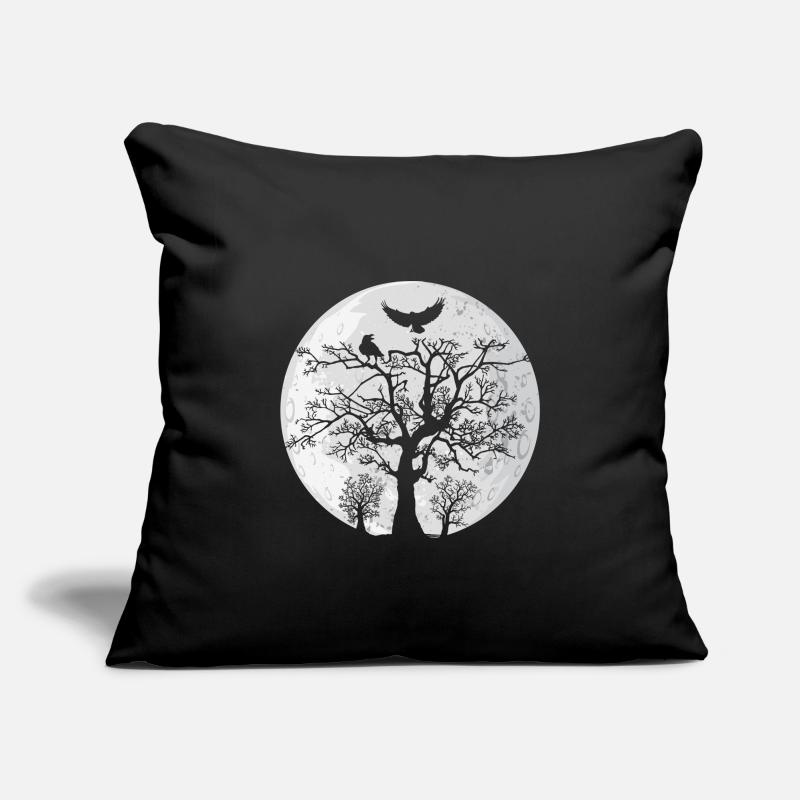 World ash tree with two ravens Sofa pillowcase 17,3'' x 17,3'' (45 x 45 cm)