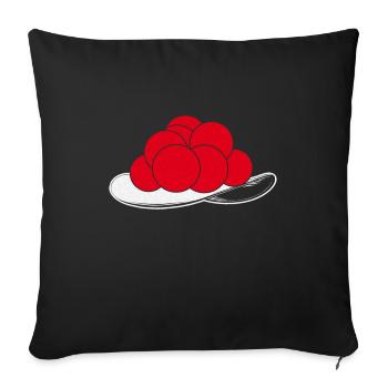 Beautiful Black Forest Bollenhut - Sofa pillowcase 17,3'' x 17,3'' (45 x 45 cm) - black - Front