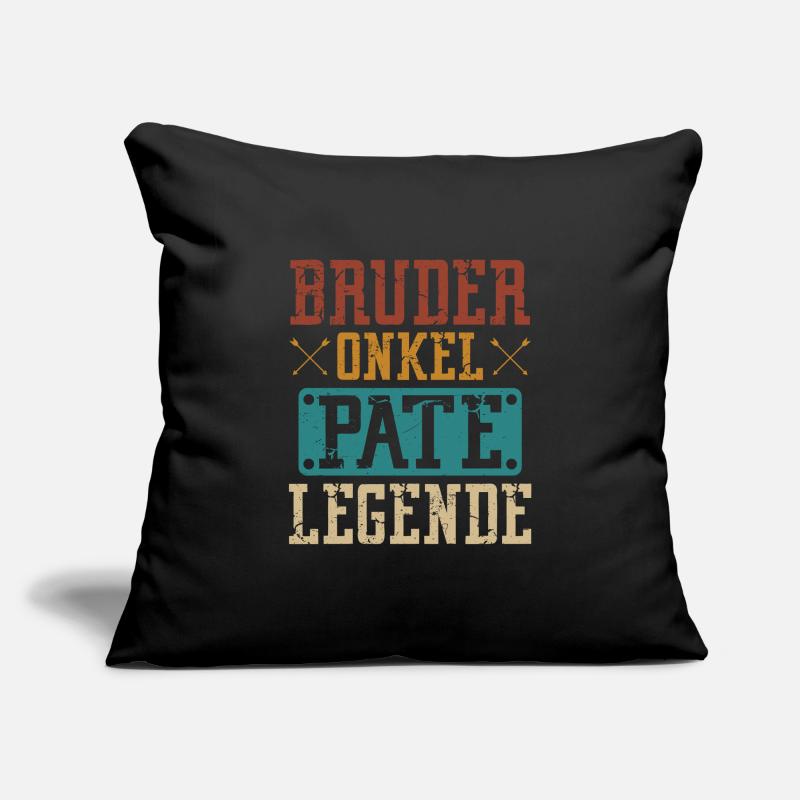 Bruder Onkel Legend Patenonkel Taufpate Sofakissenbezug 45 x 45 cm