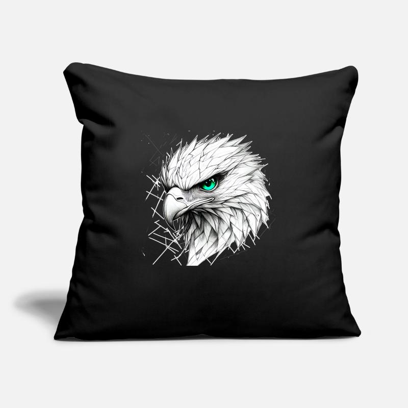 Libre comme l’aigle Housse de coussin décorative 45 x 45 cm