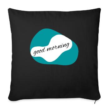vêtements et accessoires - Housse de coussin décorative 45 x 45 cm - noir - Devant