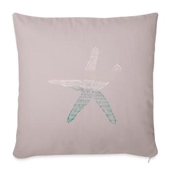 étoile de mer - Housse de coussin décorative 45 x 45 cm - taupe clair - Devant