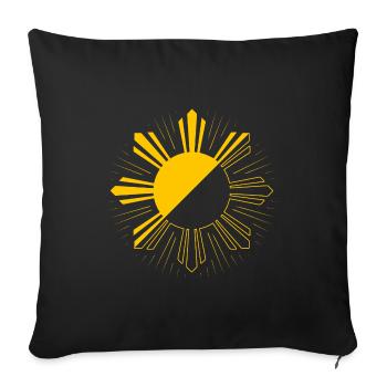 Philippinisch Philippinen - Sofakissenbezug 45 x 45 cm - Schwarz - Vorne