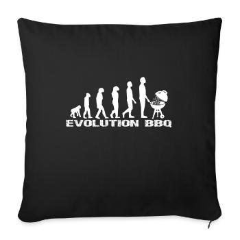 BBQ - Housse de coussin décorative 45 x 45 cm - noir - Devant