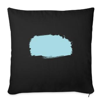 Splashes of Color Blobs splashes of paint Painter Gift - Sofa pillowcase 17,3'' x 17,3'' (45 x 45 cm) - black - Front