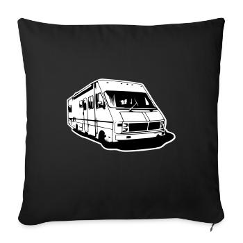 Fleetwood - mobile home - Sofa pillowcase 17,3'' x 17,3'' (45 x 45 cm) - black - Front