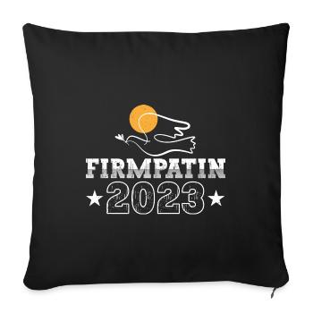 Firmpatin 2023 Firmung - Sofakissenbezug 45 x 45 cm - Schwarz - Vorne