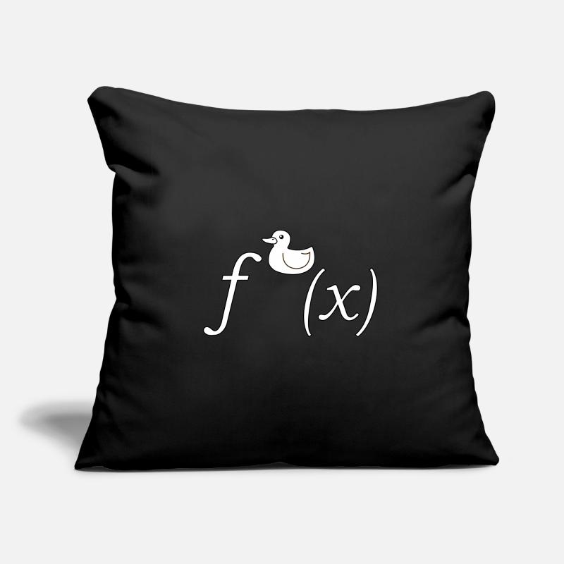Duck Derivation Math Joke (SW, without text) Sofa pillowcase 17,3'' x 17,3'' (45 x 45 cm)