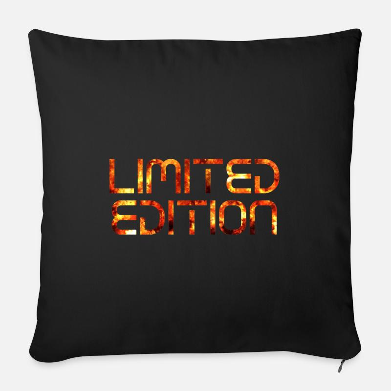 Limited Edition - Sofakissenbezug 45 x 45 cm - Schwarz
