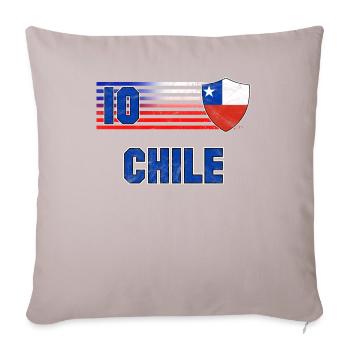 Chile - Sofakissenbezug 45 x 45 cm - helles Taupe - Vorne