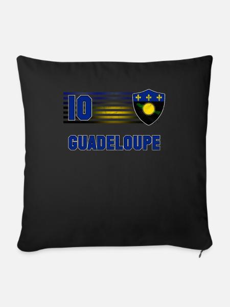 Guadeloupe - Sofakissenbezug 45 x 45 cm - Schwarz