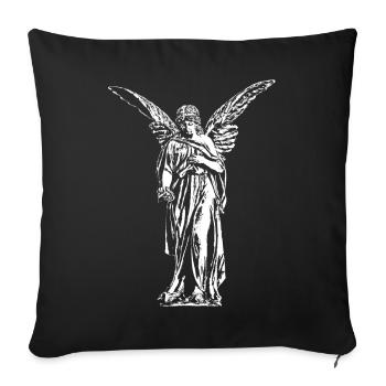 Guardian Angel / Graphics / Angel / Classic - Sofa pillowcase 17,3'' x 17,3'' (45 x 45 cm) - black - Front