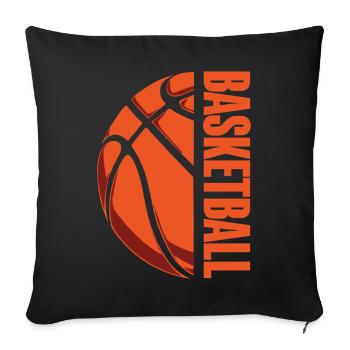 Basketball Basketballer - Sofakissenbezug 45 x 45 cm - Schwarz - Vorne