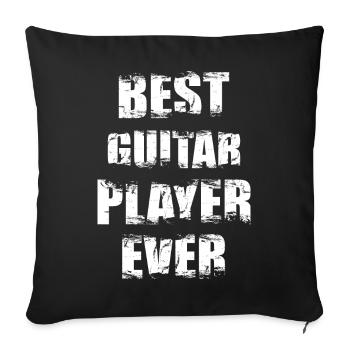 Best guitarist of all time - Sofa pillowcase 17,3'' x 17,3'' (45 x 45 cm) - black - Front