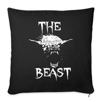 The Beast - Sofa pillowcase 17,3'' x 17,3'' (45 x 45 cm) - black - Front