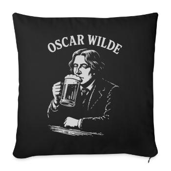 Victorian Wit Beer Portrait - Sofa pillowcase 17,3'' x 17,3'' (45 x 45 cm) - black - Front