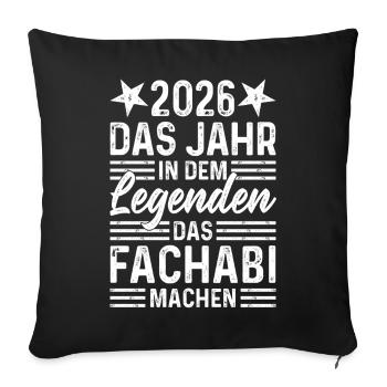 2026 L’année où les légendes obtiennent leur diplôme de fin d’études secondaires - Housse de coussin décorative 45 x 45 cm - noir - Devant