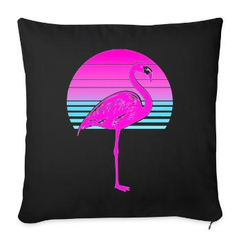 Pink and proud of it - Sofa pillowcase 17,3'' x 17,3'' (45 x 45 cm) - black - Front