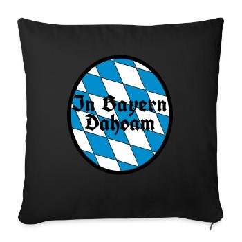En Bavière dahaom - Housse de coussin décorative 45 x 45 cm - noir - Devant