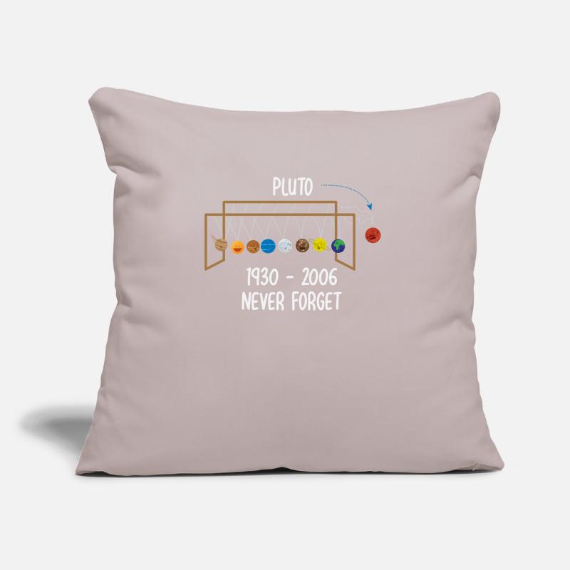 Never Forget RIP Pluto Planet Space Gift Sofa pillowcase 17,3'' x 17,3'' (45 x 45 cm)