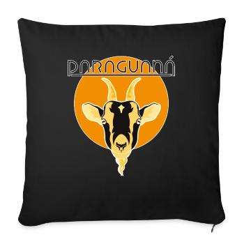 Paraguanera Goat - Sofa pillowcase 17,3'' x 17,3'' (45 x 45 cm) - black - Front