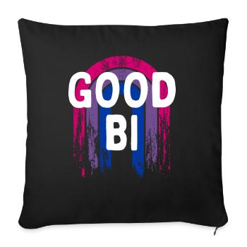 Good Bi Bisexual Pride Month Bi Pride LGBT - Sofa pillowcase 17,3'' x 17,3'' (45 x 45 cm) - black - Front