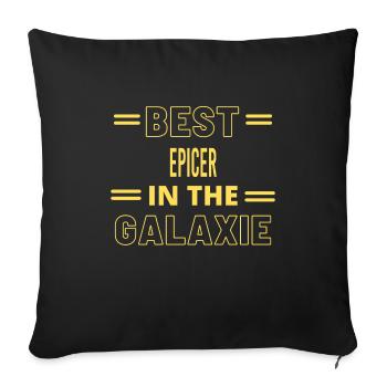 Best Ever IN THE GALAXIE EPICER - Sofa pillowcase 17,3'' x 17,3'' (45 x 45 cm) - black - Front