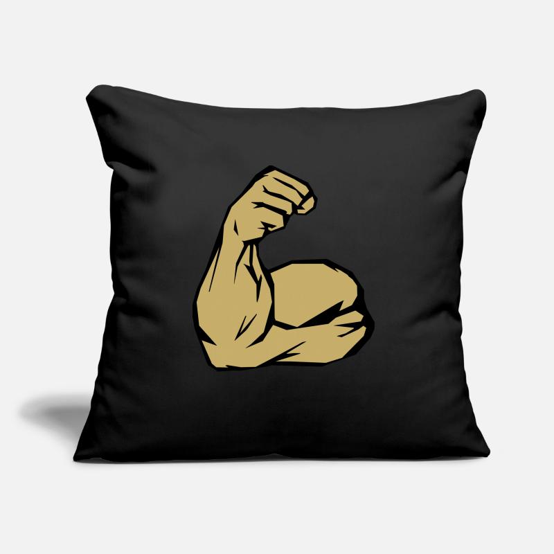 biceps Housse de coussin décorative 45 x 45 cm