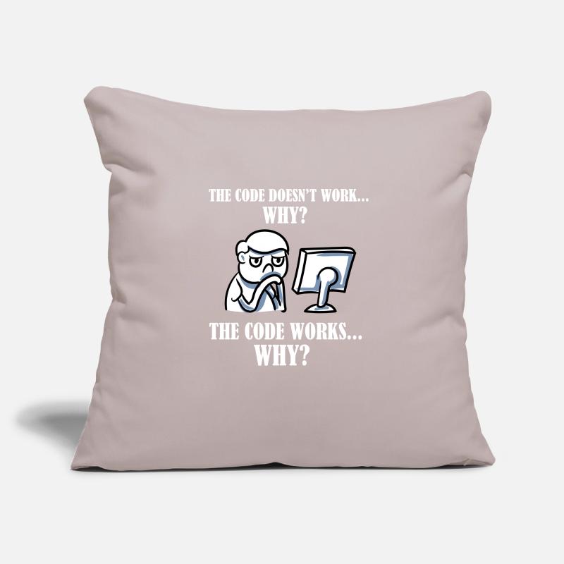 The Code Informatiker Programmierer Computer Admin Sofakissenbezug 45 x 45 cm