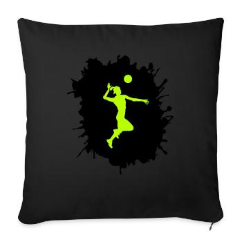 Handball Blobs - Housse de coussin décorative 45 x 45 cm - noir - Devant