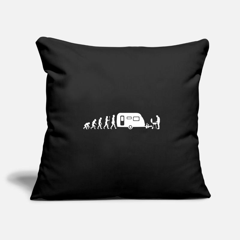 Camping Evolution Camper Camping Grilling nature Sofa pillowcase 17,3'' x 17,3'' (45 x 45 cm)