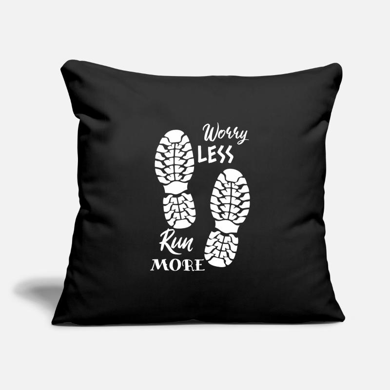 Run Jogging Running Marathon Gift Runner Housse de coussin décorative 45 x 45 cm