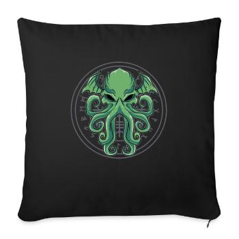 Cthulhu Mythe De l’Antiquité De Style Art cadeau - Housse de coussin décorative 45 x 45 cm - noir - Devant