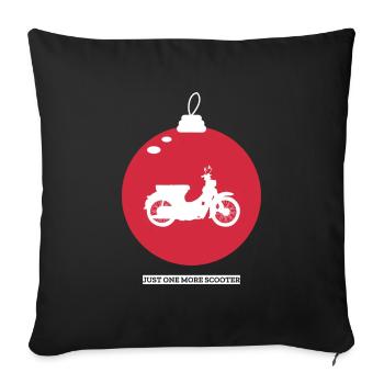 Scooter - Sofa pillowcase 17,3'' x 17,3'' (45 x 45 cm) - black - Front