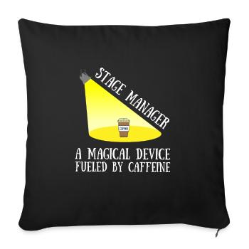 Stage Director Crew & Stage Manager Theater - Sofakissenbezug 45 x 45 cm - Schwarz - Vorne