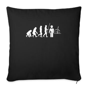 Ingénieur en environnement et sciences de l’environnement - Housse de coussin décorative 45 x 45 cm - noir - Devant
