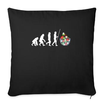Feta Grec Feta Cheese Lover Et Greek Foodlover - Housse de coussin décorative 45 x 45 cm - noir - Devant