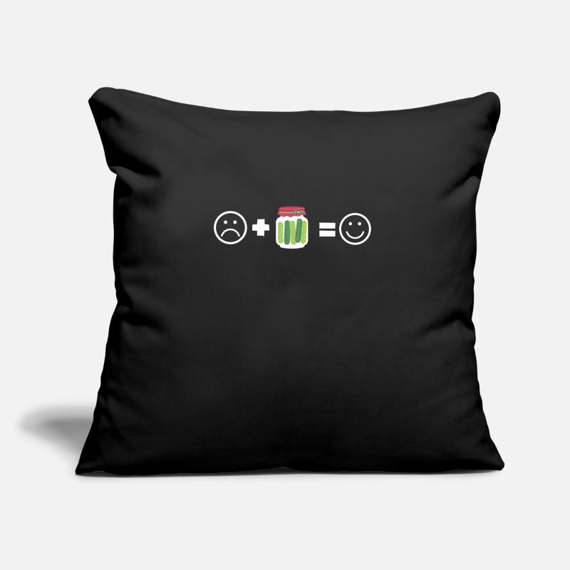 Cornichons Concombre Cornichon Lover Pot de cornichon en conserve Housse de coussin décorative 45 x 45 cm