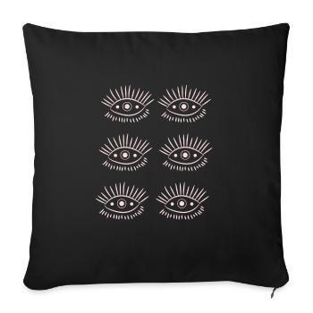 Ophthalmologist Optometrist Optometry And Optician - Sofa pillowcase 17,3'' x 17,3'' (45 x 45 cm) - black - Front