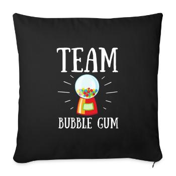 Bubble Gum Gumball Sweet Candy Machine Bubblegum - Housse de coussin décorative 45 x 45 cm - noir - Devant