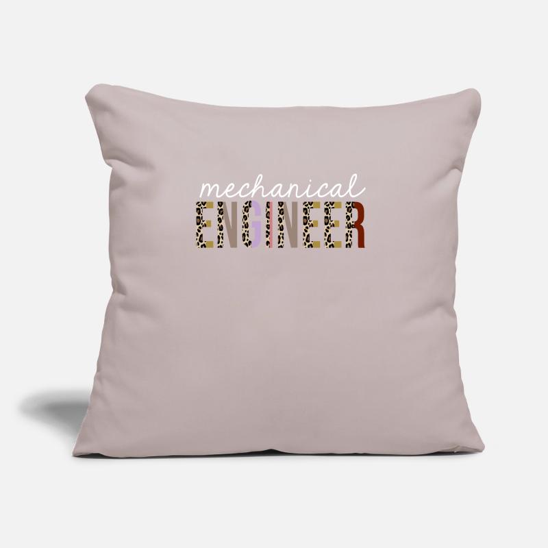 Mechanical Engineer Leopard Print Funny Gift Sofa pillowcase 17,3'' x 17,3'' (45 x 45 cm)