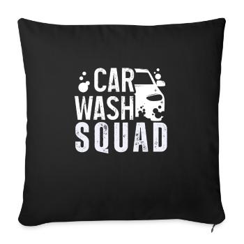 Window Cleaner Services Car Window Cleaning Window - Sofa pillowcase 17,3'' x 17,3'' (45 x 45 cm) - black - Front
