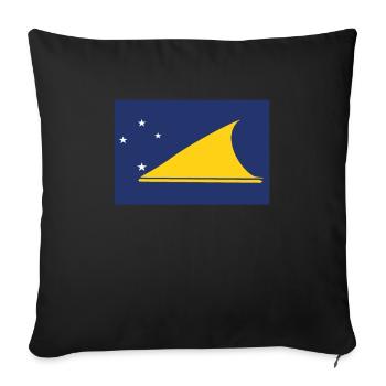 Official Tokelau Flag Tokelauans Country Pride - Sofa pillowcase 17,3'' x 17,3'' (45 x 45 cm) - black - Front