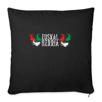 Euskal Presoak Euskal Herria Basque Country - Sofakissenbezug 45 x 45 cm - Schwarz - Vorne