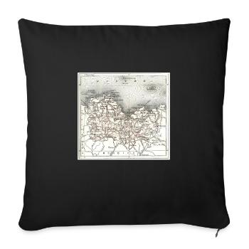 Breton Breizh Pur Beurre Heartbeat - Humour - Housse de coussin décorative 45 x 45 cm - noir - Devant