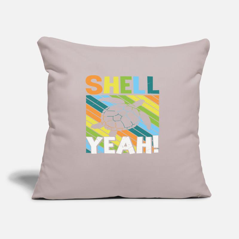 Shell Yeah Turtle Turtles Lover Funny Quotes Sofa pillowcase 17,3'' x 17,3'' (45 x 45 cm)