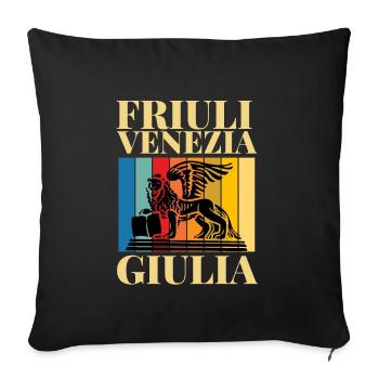 Venice Gondola Italy Venezia - Sofa pillowcase 17,3'' x 17,3'' (45 x 45 cm) - black - Front